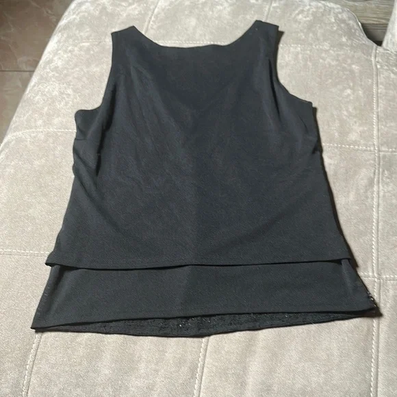Express Black Sequin Tank Top - Picture 5 of 7